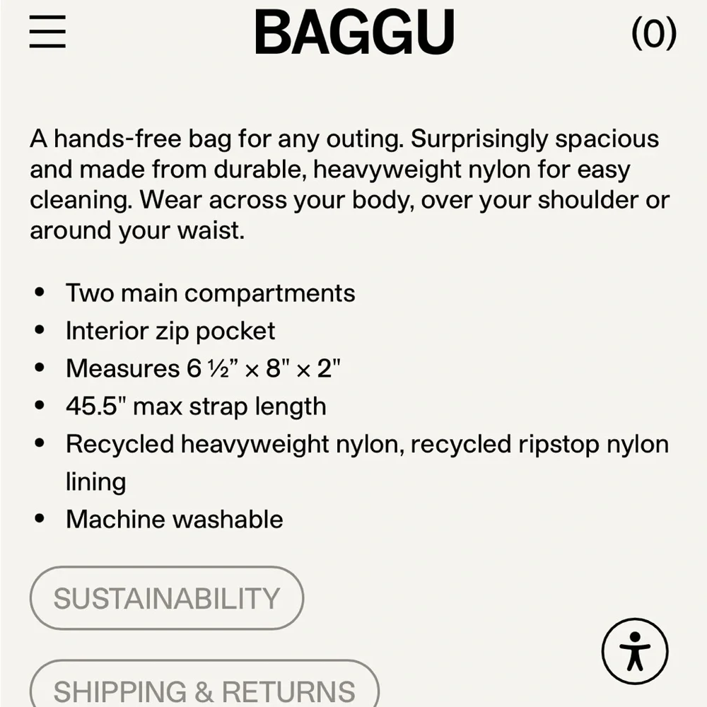 BAGGU Fanny Pack: Sour 🍋 - Picture 5 of 5